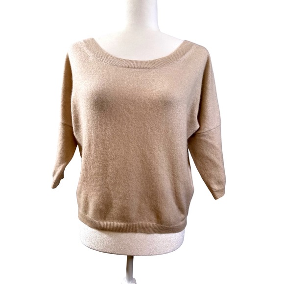 Theory Sweaters - Theory Cashmere Boat Neck Small Dolman Sleeve Sweater Pullover Minimalist GUC